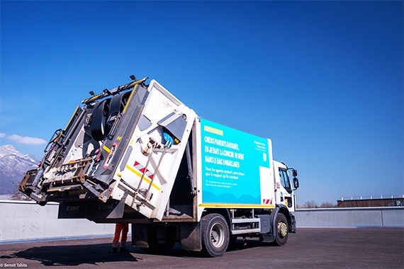 pro(G - Communauté de commune du Grésivaudan - covering camion- déchets